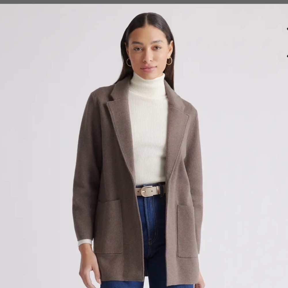 100% Organic Cotton Knit Blazer
